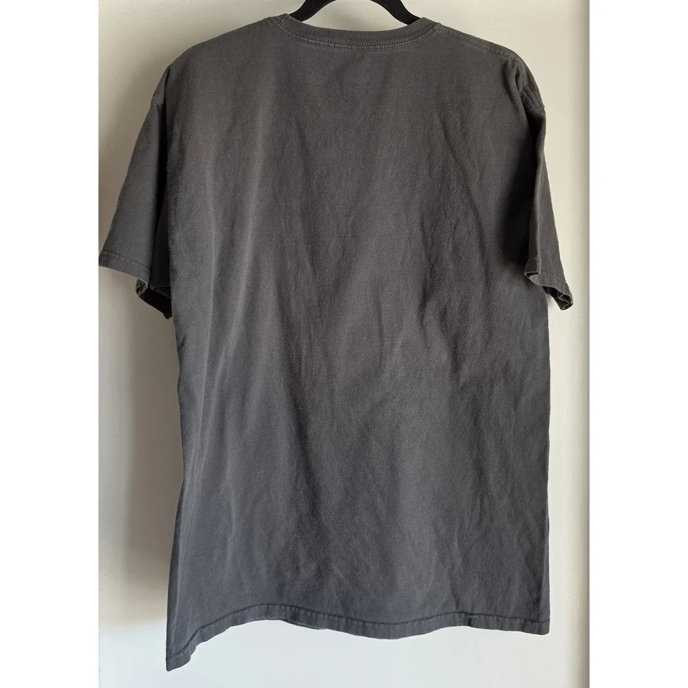 TeeFury King of the Kaiju L Grey T-Shirt Short Sleeve Crew Neck Unisex Tee Top